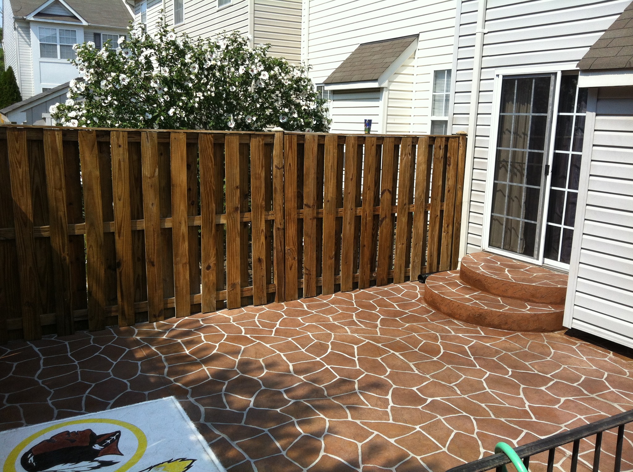 Patio Stenciled Concrete MD